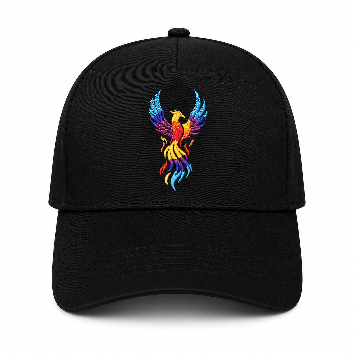 JEBCOK Phoenix Snapback Hat | Faith-Inspired Black Cap