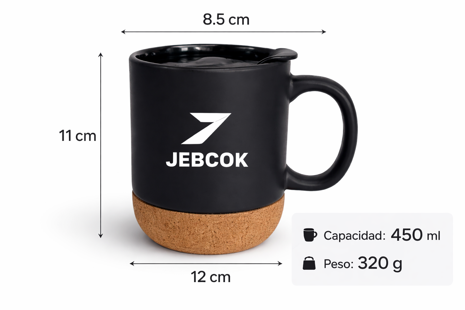 JEBCOK Cork Base Mug
