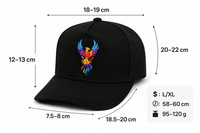 JEBCOK Phoenix Snapback Hat | Faith-Inspired Black Cap
