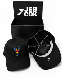 JEBCOK Phoenix Snapback Hat | Faith-Inspired Black Cap