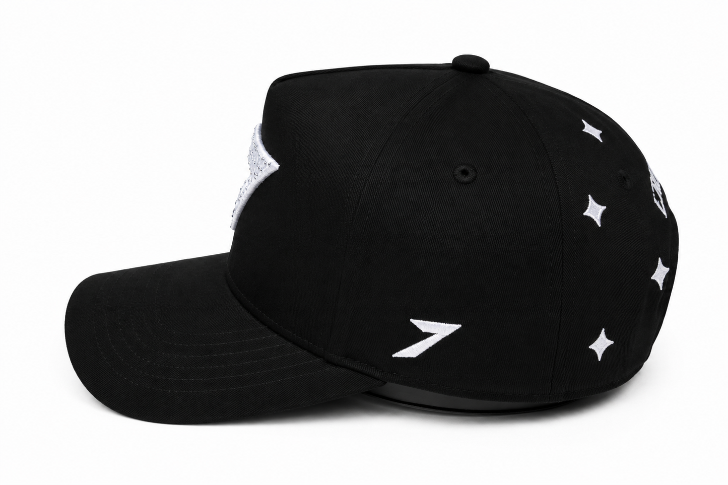 JEBCOK Statue of Liberty Snapback Hat | Rhinestone Black Cap
