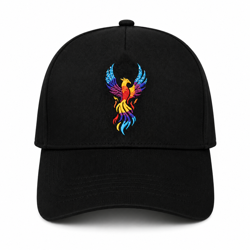 JEBCOK Phoenix Snapback Hat | Faith-Inspired Black Cap